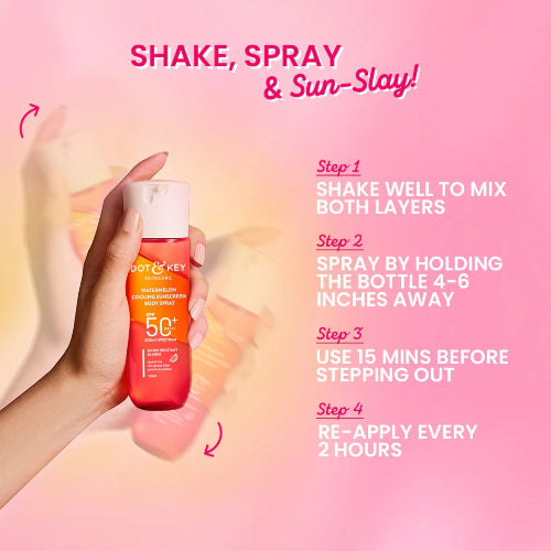 Dot & Key Watermelon Body Sunscreen Spray SPF 50+ PA+++