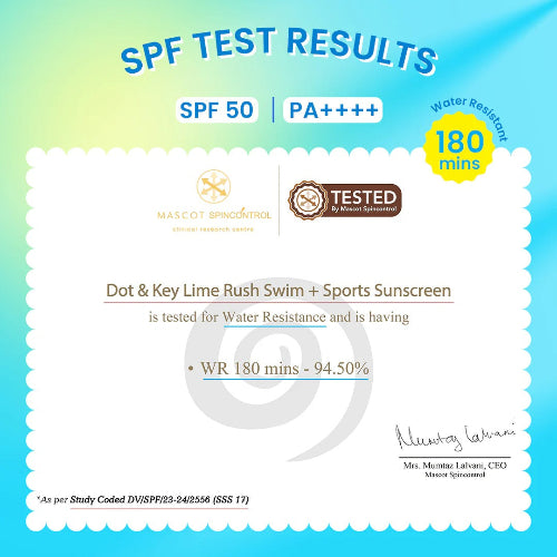 Dot & Key Swim + Sports Sunscreen SPF 50+ (Water Resistant)