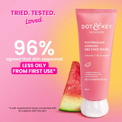 Dot & Key Watermelon Gel Face Wash – Refreshing & Hydrating