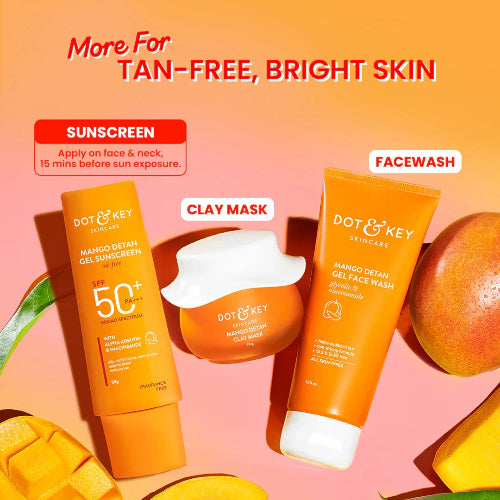 Dot & Key Mango + Detan Gel Sunscreen (Oil-Free) SPF 50+ PA+++