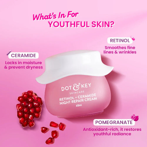 Dot & Key Retinol Night Repair Cream with Ceramides