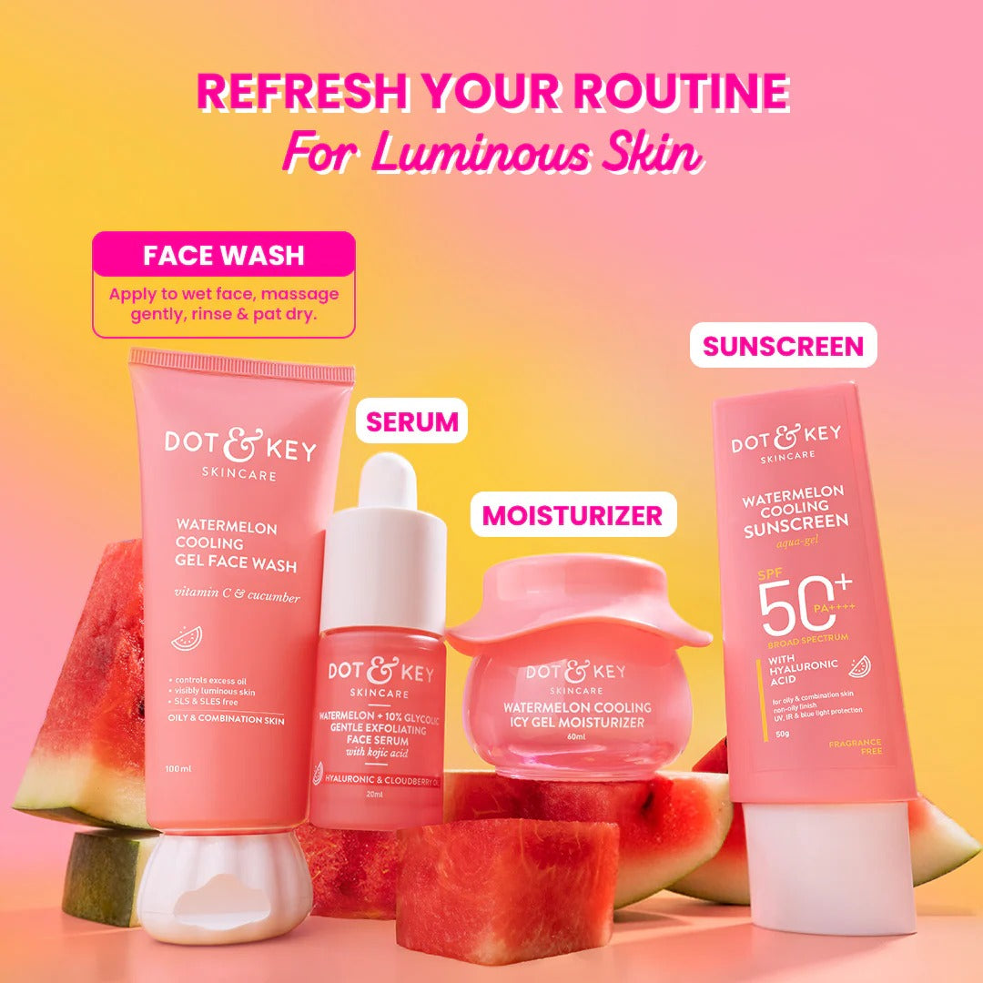 Watermelon Gel Face Wash – Refreshing & Hydrating