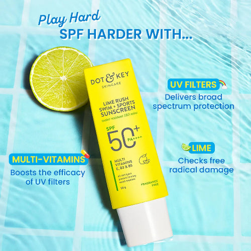 Dot & Key Swim + Sports Sunscreen SPF 50+ (Water Resistant)