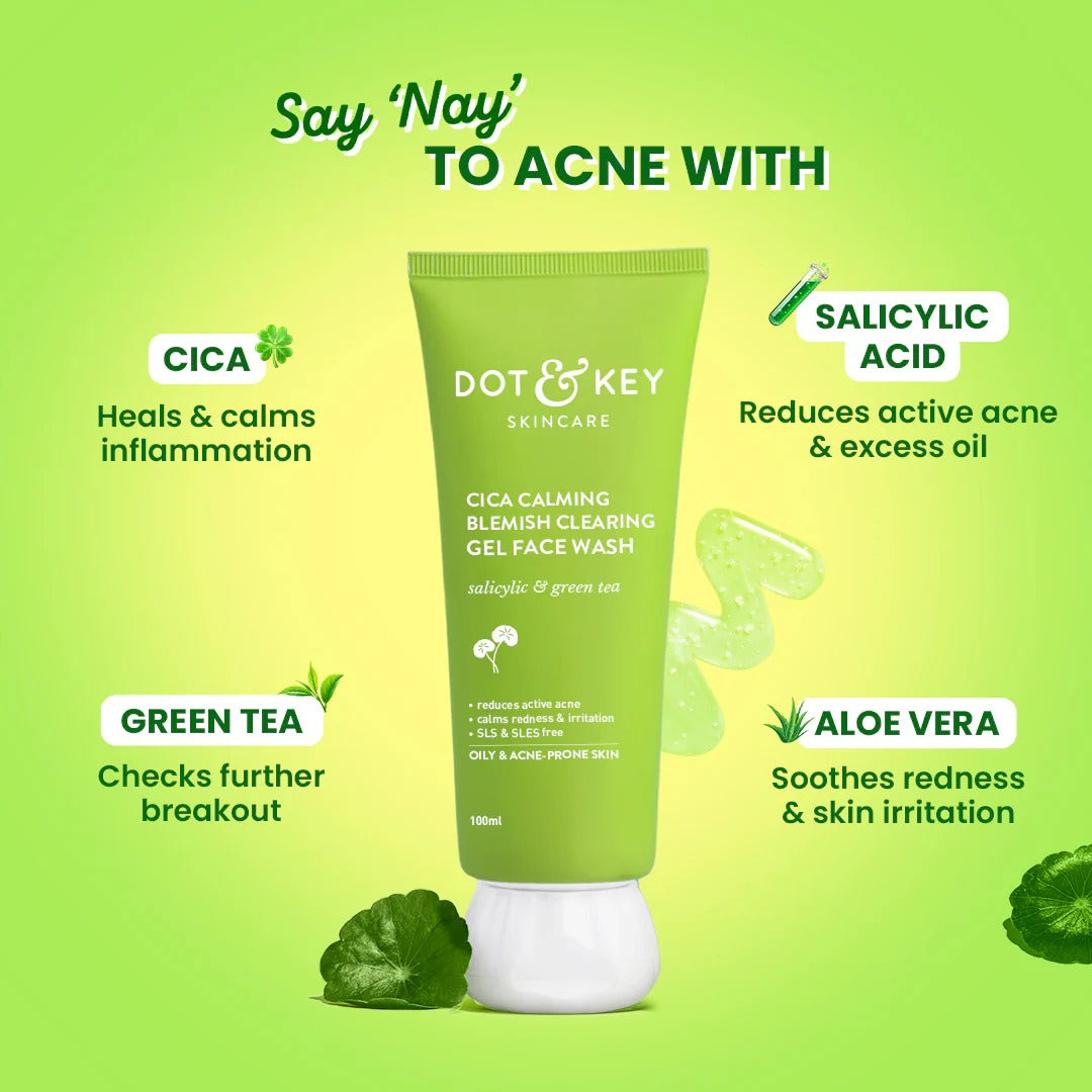 Dot & Key Cica + Salicylic Acid Face Wash – Oily Skin