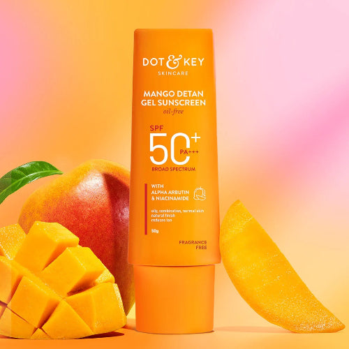 Dot & Key Mango + Detan Gel Sunscreen (Oil-Free) SPF 50+ PA+++