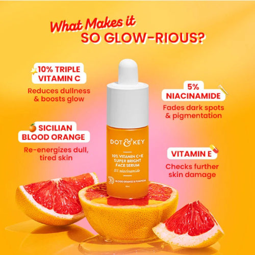 Dot & Key 10% Vitamin C + E Face Serum with 5% Niacinamide