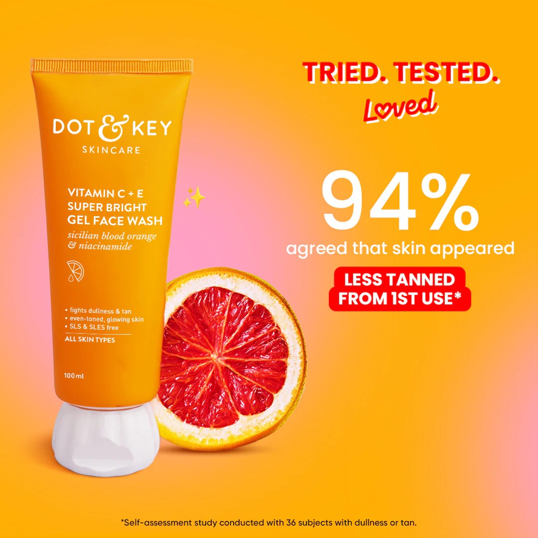 Vitamin C + E Gel Face Wash – Radiant Glow