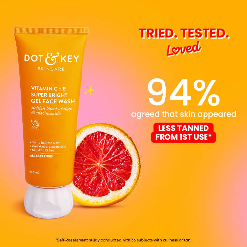 Dot & Key Vitamin C + E Gel Face Wash – Radiant Glow