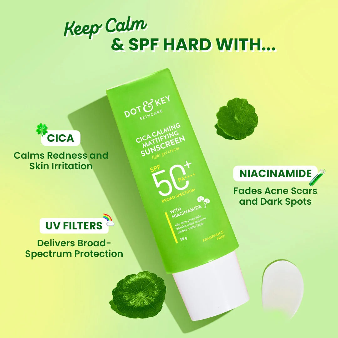 Dot & Key Cica + Niacinamide Matte Sunscreen SPF 50+ PA++++