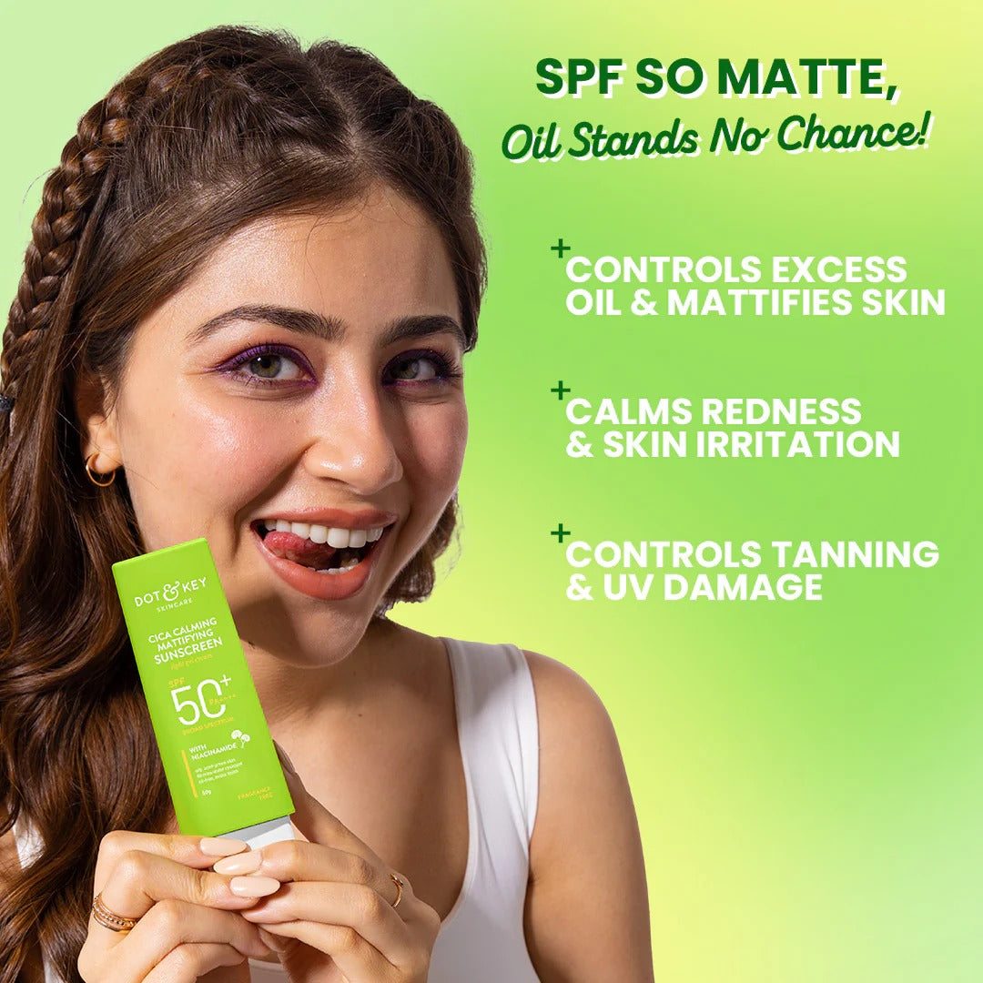 Dot & Key Cica + Niacinamide Matte Sunscreen SPF 50+ PA++++