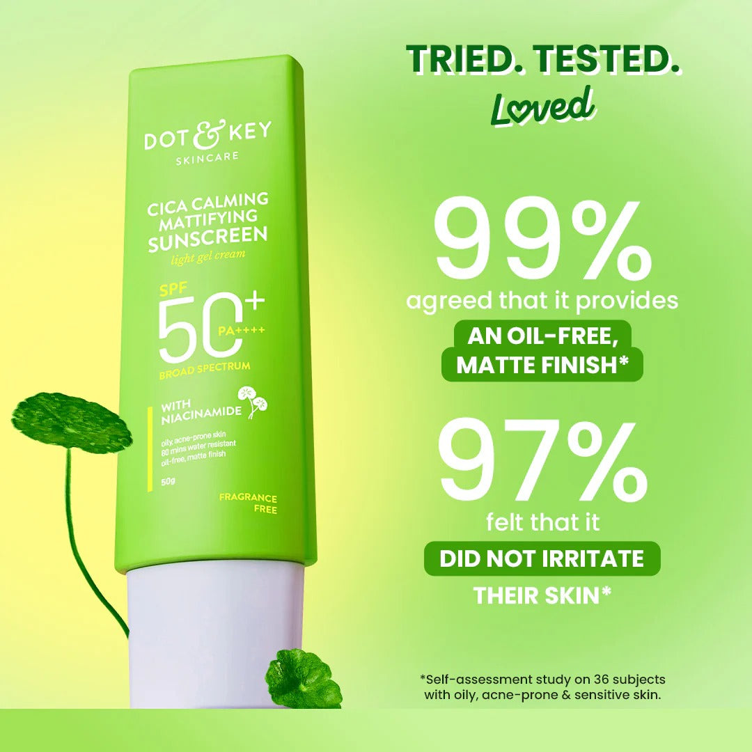 Dot & Key Cica + Niacinamide Matte Sunscreen SPF 50+ PA++++