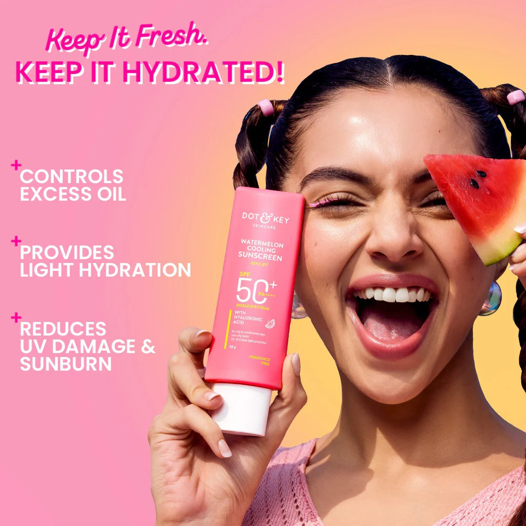 Dot & Key Watermelon Cooling Sunscreen, SPF 50+ PA++++