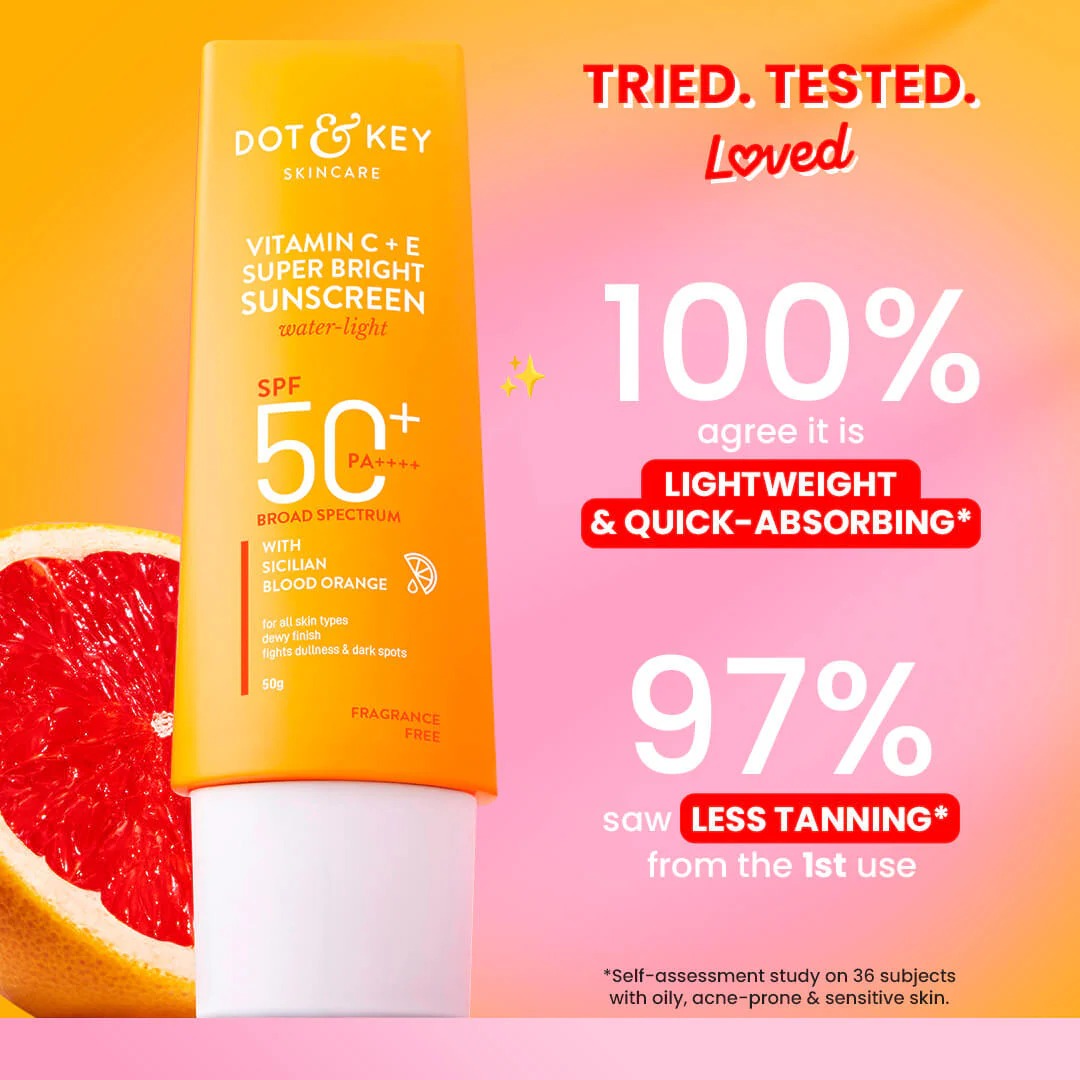 Dot & Key Vitamin C + E Sunscreen, SPF 50+ PA++++