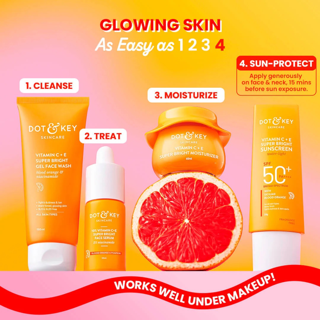 Dot & Key Vitamin C + E Sunscreen, SPF 50+ PA++++
