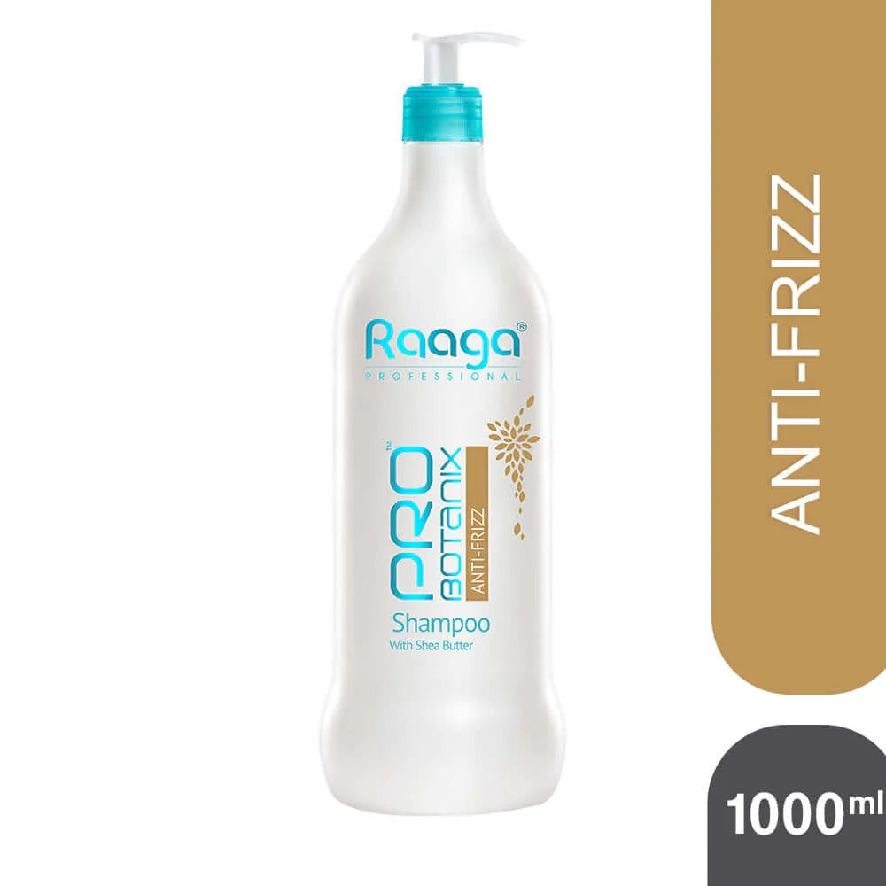 Raaga Professional Pro Botanix Anti-Frizz Shampoo with Shea Butter | Deep Moisturization & Frizz Control for Smooth Hair - 2