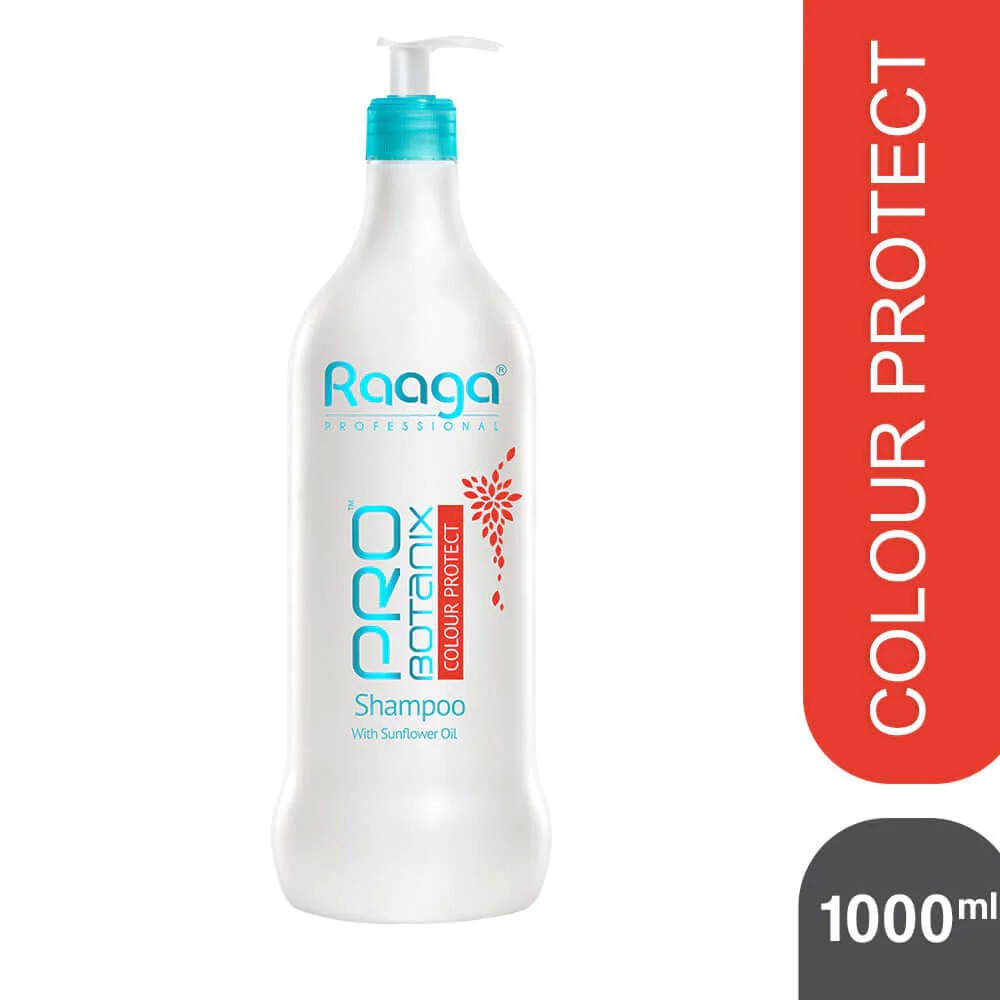 Raaga Professional Pro Botanix Colour Protect Shampoo with Sunflower Oil | UV Protection & Vibrancy for Color-Treated Hair - 2