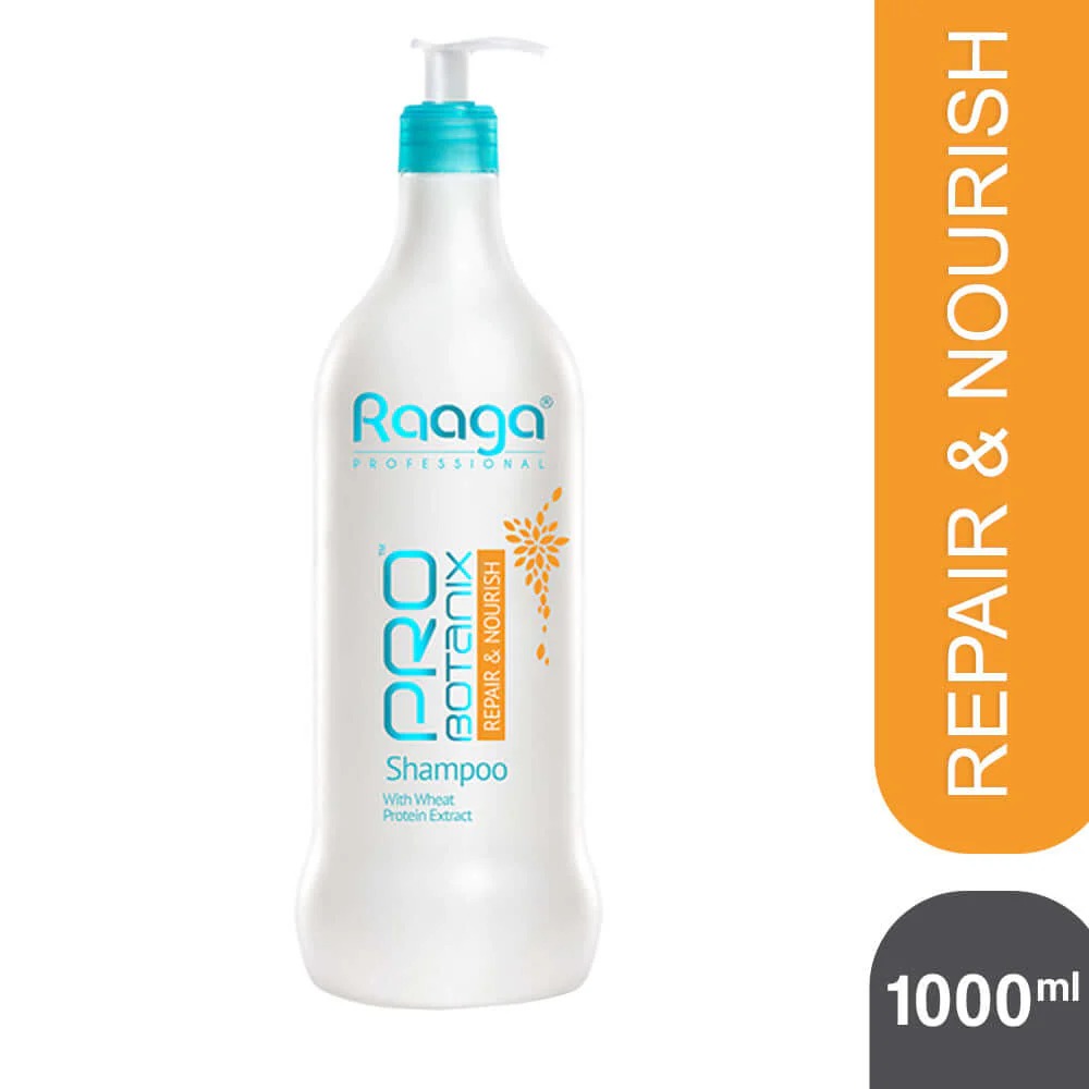 Raaga Professional Pro Botanix Repair & Nourish Shampoo with Wheat Protein | For Dry, Damaged & Chemically Treated Hair - 2