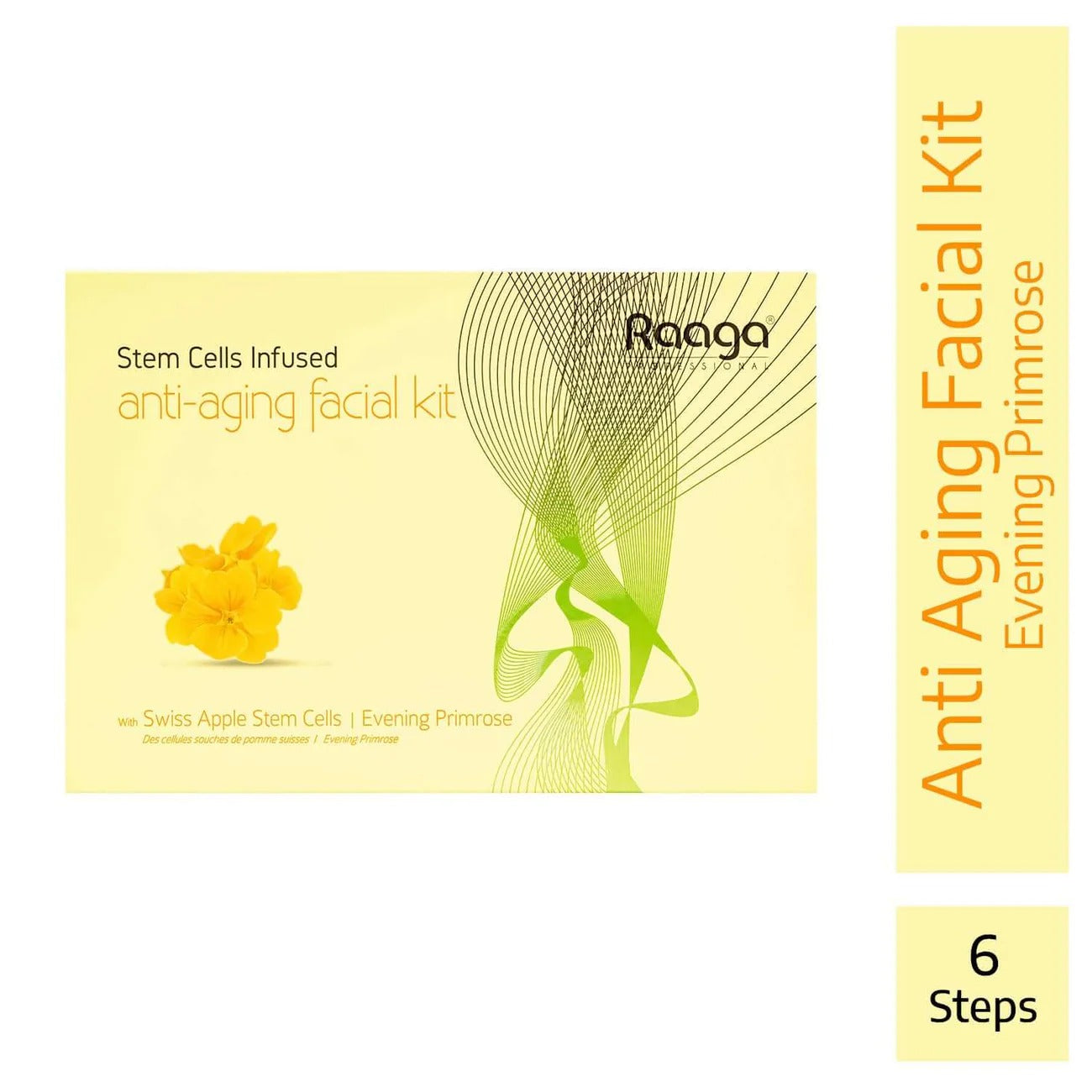 Raaga Professional Anti-Aging Stem Cells Facial Kit – 6 Step Complete Skincare with Evening Primrose & Swiss Apple Stem Cells | Restores Youthful Radiance – 61 gm - 2