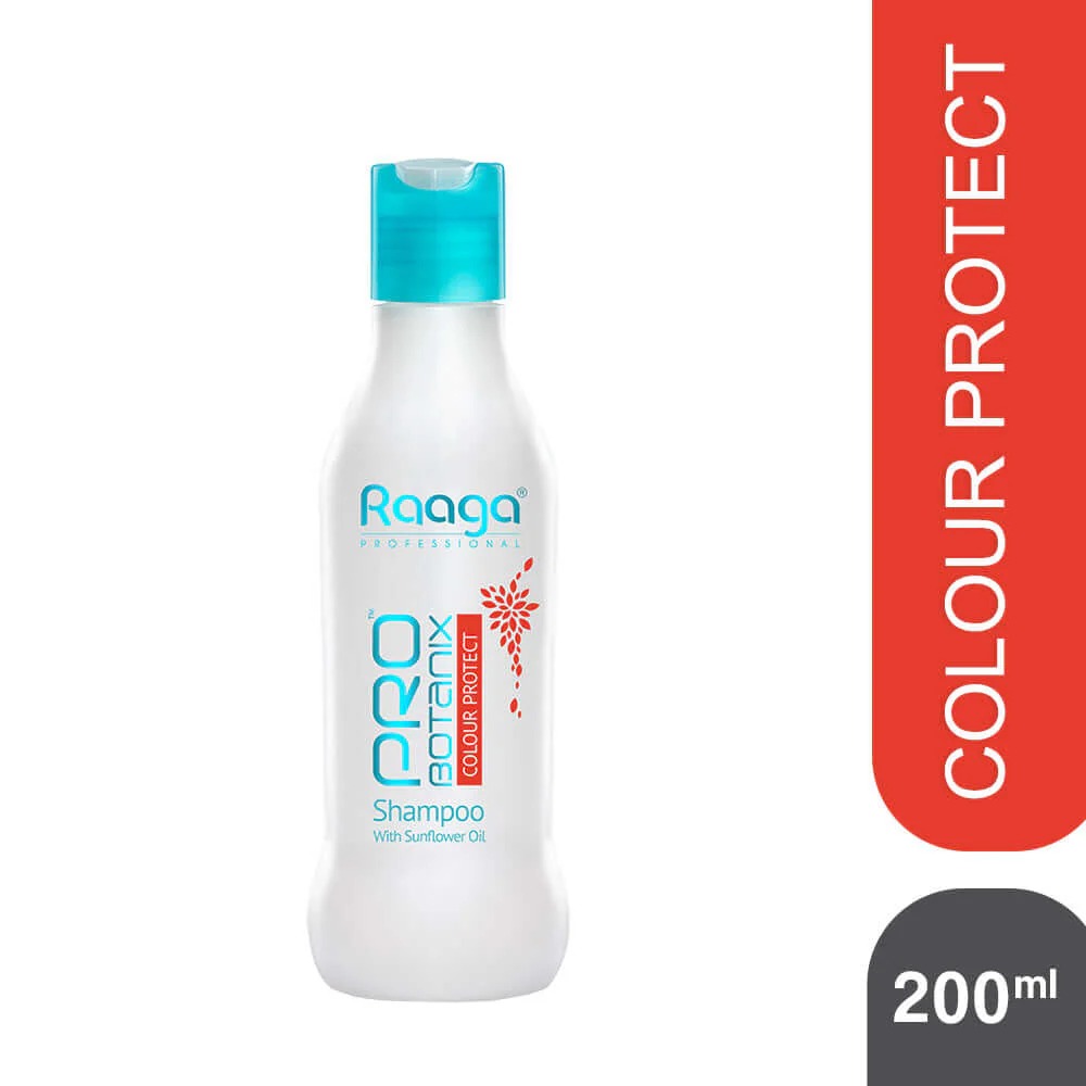 Raaga Professional Pro Botanix Colour Protect Shampoo with Sunflower Oil | UV Protection & Vibrancy for Color-Treated Hair - 1