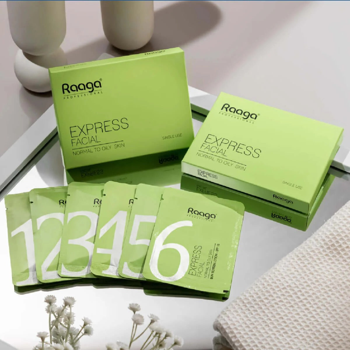 Express Facial Kit – 6 Step Process