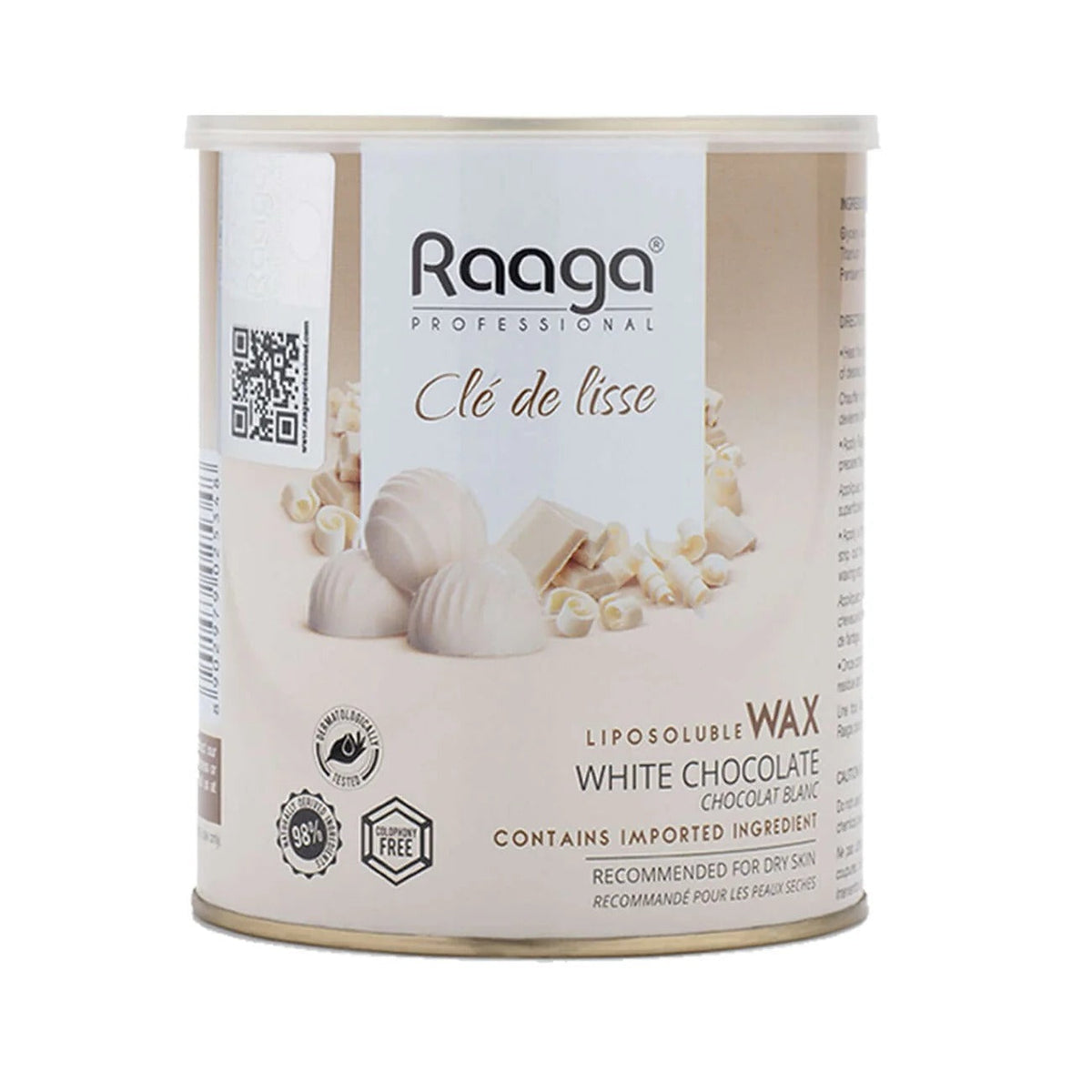 Raaga Professional White Chocolate Liposoluble Body Wax – 800ml - 1