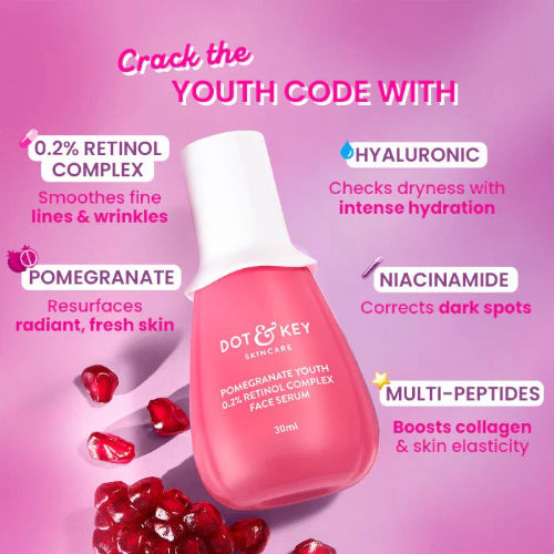 Dot & Key Pomegranate Youth 0.2% Retinol Face Serum