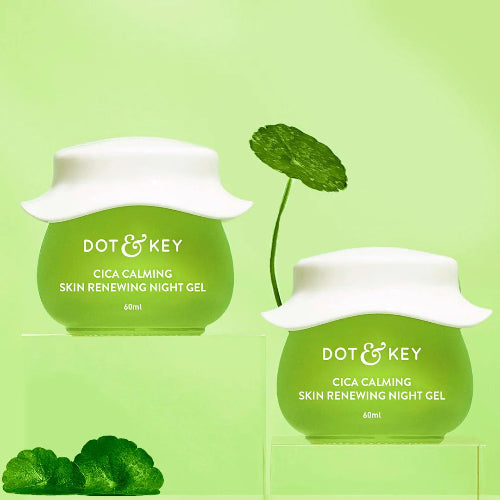 Dot & Key Cica Calming Night Gel (Niacinamide + Green Tea)
