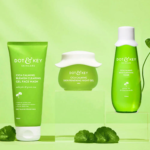 Dot & Key Cica Calming Night Gel (Niacinamide + Green Tea)