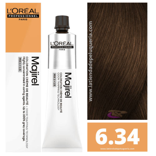 L'oreal Professionnel Paris Majirel - 6.34 (Copper Golden Dark Blonde)