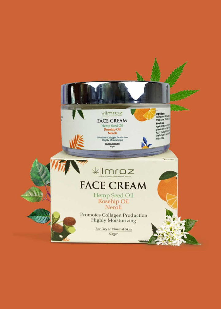 IMROZ Face Cream with Hemp Seed Oil & Rosehip Oil - 2