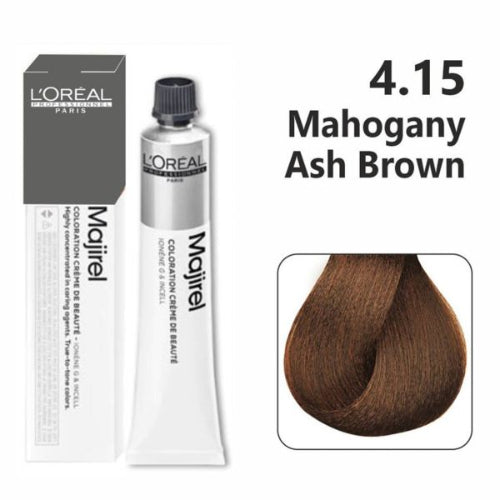 L'oreal Professionnel Paris Majirel - 4.15 (Mahogany Ash Brown) - 1