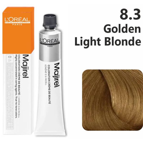 L'oreal Professionnel Paris Majirel - 8.3 (Golden Light Blonde) - 1