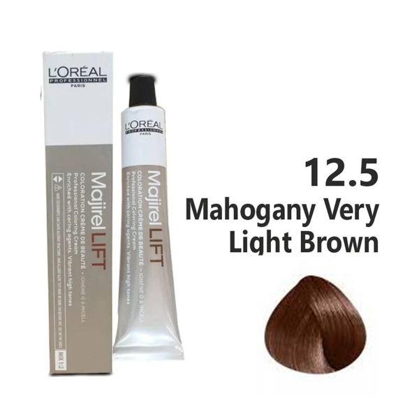 L'oreal Professionnel Paris Majirel Lift - 12.5 (Mahogany Very Light Brown) - 1