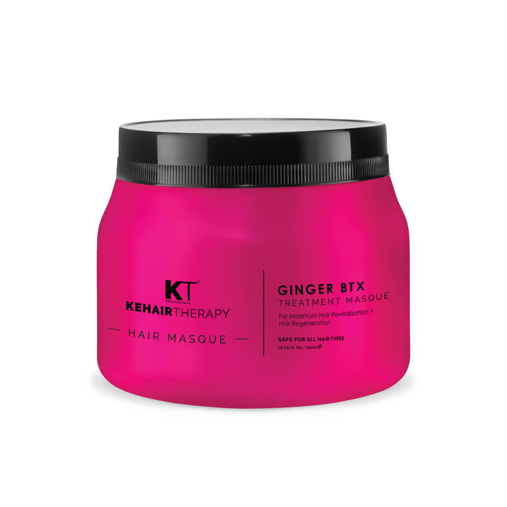 KT Professional Ginger BTX Masque - 500ml | Volume Boost, Frizz Control & Thicker Hair - 1