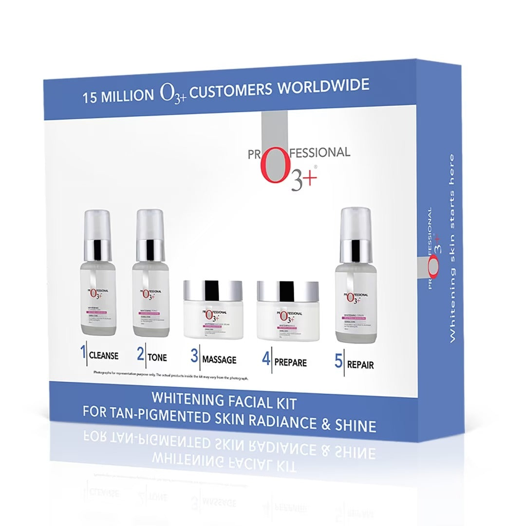 O3+ Tan-Pigmented Whitening Facial Kit - (5Pcs) - 1