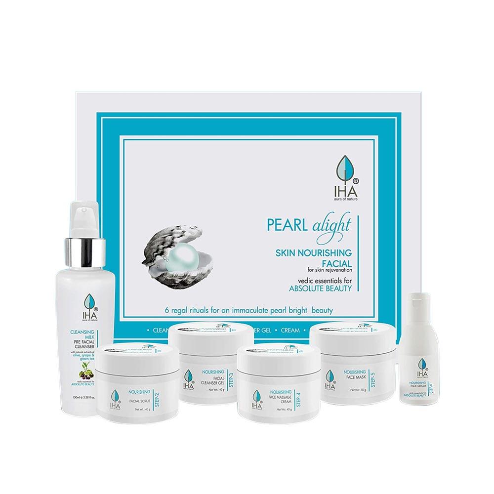 Iha Pearl Alight Skin Rejuvenating Big Facial Kit 295g - 2