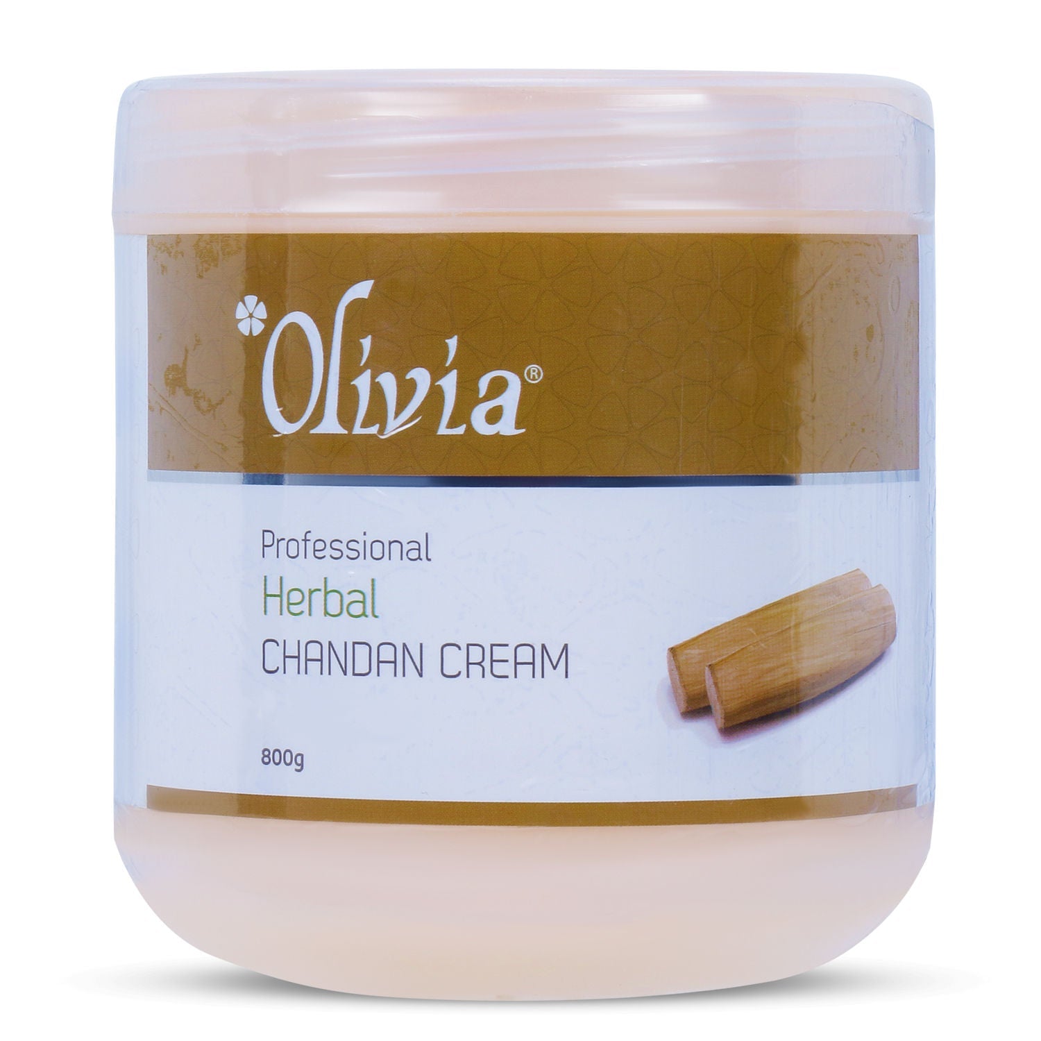 Olivia Herbal Chandan Facial Massage Cream – 800 g | Exhilarating & Soothing Sandalwood Effect - 1