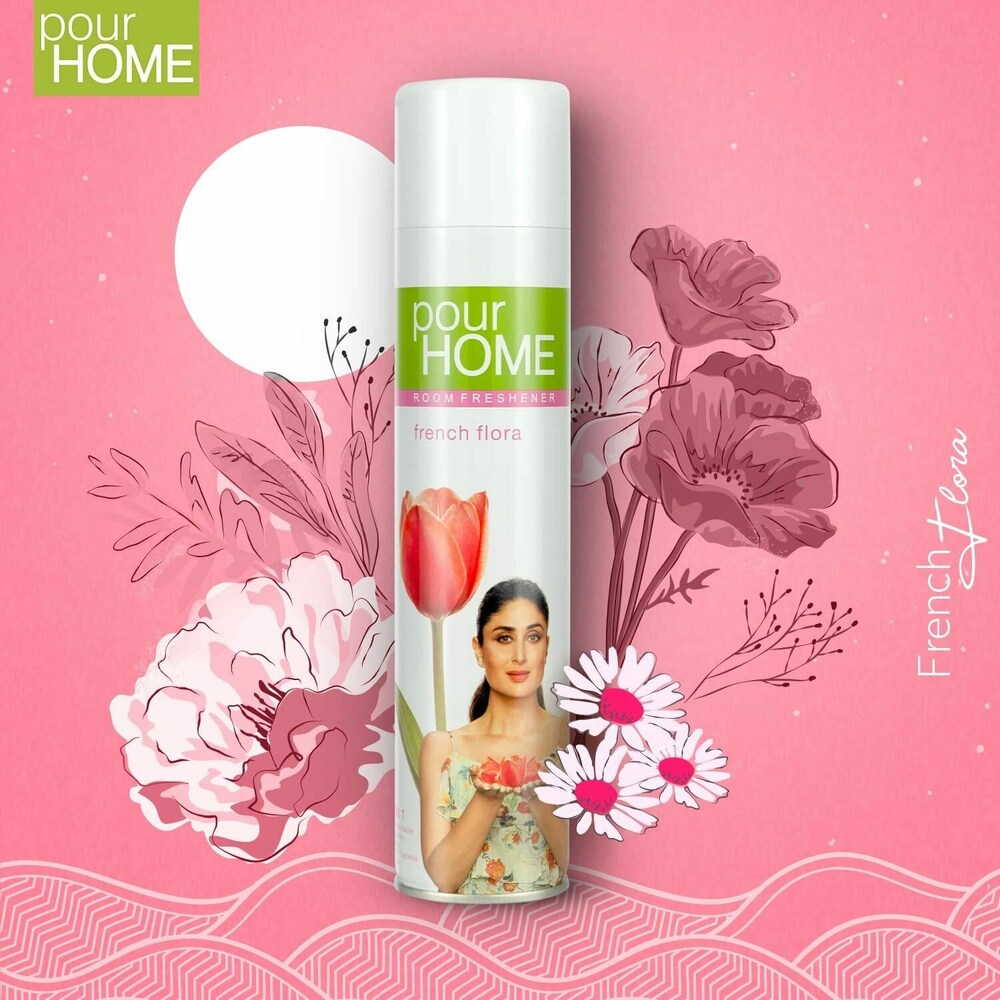 Pour Home French Flora Room Freshener Spray - 270ML - 1