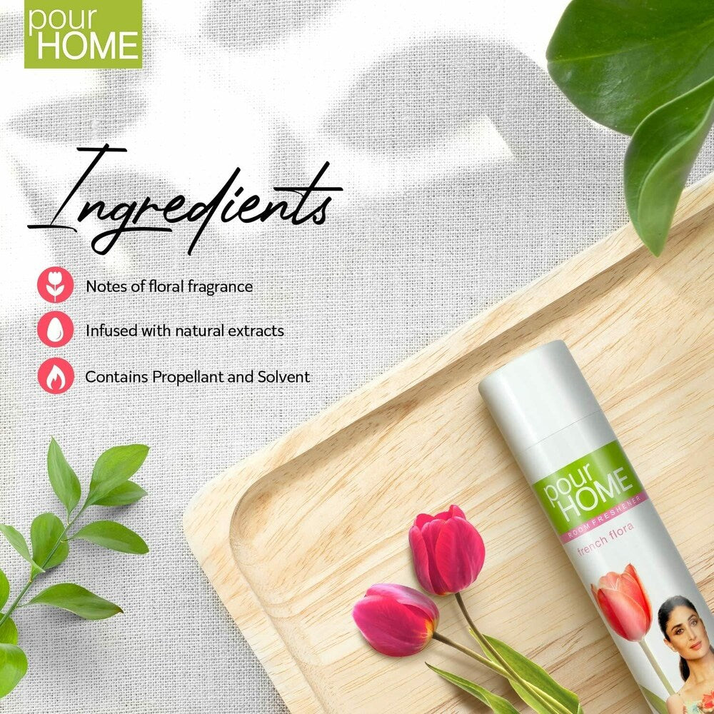 Pour Home French Flora Room Freshener Spray - 270ML - 2