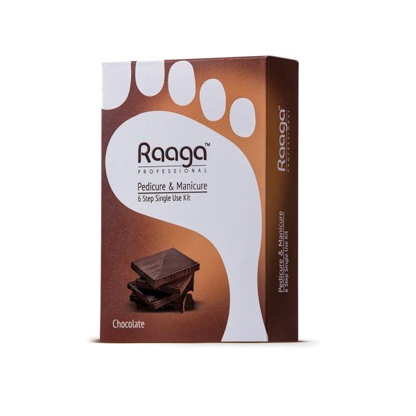 Raaga Professional Chocolate Pedicure and Manicure 6 Step Single Use Kit (63gm) - 2
