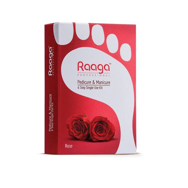 Raaga Professional Rose Pedicure & Manicure 6 Step Single Use Kit (63gm) - 2