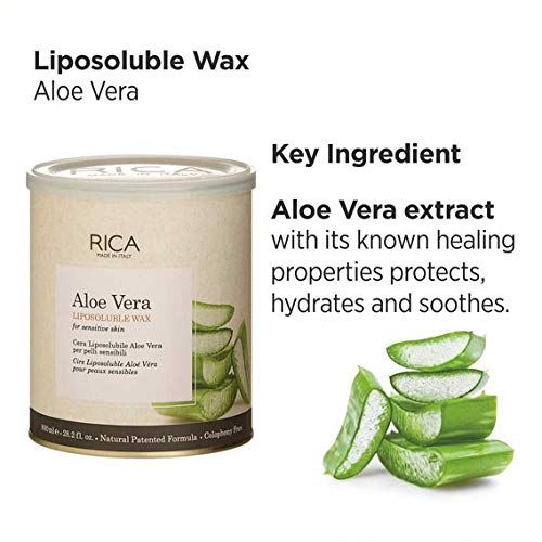 Rica Aloe Vera Wax For Sensitive Skin (800ml) - 2