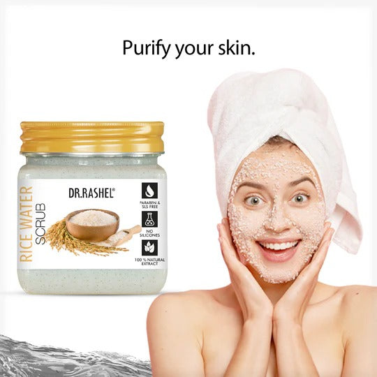 DR.RASHEL Rice Water Face & Body Scrub - 2